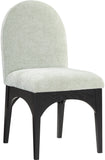 Waldorf Dining Chair - Elegant Chenille Armchair with Solid Ash Wood Frame for Stylish Dining Spaces