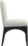 Waldorf Dining Chair - Elegant Chenille Armchair with Solid Ash Wood Frame for Stylish Dining Spaces