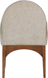 Waldorf Dining Arm Chair – Elegant Chenille Fabric with Solid Ash Wood, Perfect for Stylish Dining