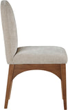 Waldorf Dining Arm Chair – Elegant Chenille Fabric with Solid Ash Wood, Perfect for Stylish Dining