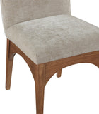 Waldorf Dining Arm Chair – Elegant Chenille Fabric with Solid Ash Wood, Perfect for Stylish Dining