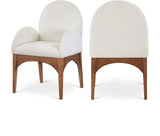 Waldorf Dining Arm Chair – Elegant Chenille Fabric with Solid Ash Wood, Perfect for Stylish Dining