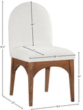 Waldorf Dining Arm Chair – Elegant Chenille Fabric with Solid Ash Wood, Perfect for Stylish Dining