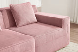 MARTHA 81" Loveseat with 1 Ottoman
