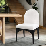 Waldorf Boucle Fabric Dining Arm Chair - Elegant Solid Ash Wood Design for Cozy Dining Experiences