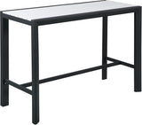 Nizuc Outdoor Patio Aluminum Bar Table - Stylish Contemporary Design for Entertaining Spaces