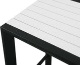 Nizuc Outdoor Patio Aluminum Bar Table - Stylish Contemporary Design for Entertaining Spaces