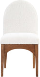 Waldorf Elegant Boucle Fabric Dining Arm Chair with Solid Ash Wood Frame for Stylish Comfort