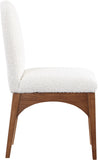 Waldorf Elegant Boucle Fabric Dining Arm Chair with Solid Ash Wood Frame for Stylish Comfort