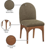 Waldorf Elegant Boucle Fabric Dining Arm Chair with Solid Ash Wood Frame for Stylish Comfort