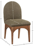 Waldorf Elegant Boucle Fabric Dining Arm Chair with Solid Ash Wood Frame for Stylish Comfort