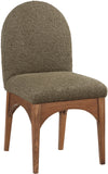 Waldorf Elegant Boucle Fabric Dining Arm Chair with Solid Ash Wood Frame for Stylish Comfort