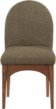 Waldorf Elegant Boucle Fabric Dining Arm Chair with Solid Ash Wood Frame for Stylish Comfort
