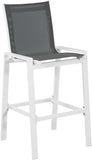 Nizuc Contemporary Outdoor Patio Barstools - Durable Aluminum Frame with Waterproof Mesh Design