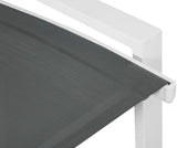 Nizuc Contemporary Outdoor Patio Barstools - Durable Aluminum Frame with Waterproof Mesh Design