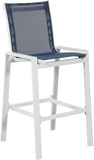 Nizuc Contemporary Outdoor Patio Barstools - Durable Aluminum Frame with Waterproof Mesh Design