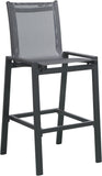 Nizuc Contemporary Outdoor Patio Barstools - Durable Aluminum Frame with Waterproof Mesh Design