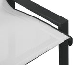 Nizuc Contemporary Outdoor Patio Barstools - Durable Aluminum Frame with Waterproof Mesh Design