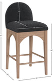 Waldorf Boucle Fabric Counter Stool – Elegant Solid Ash Wood Design for Cozy Dining Experiences