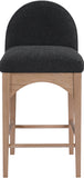 Waldorf Boucle Fabric Counter Stool – Elegant Solid Ash Wood Design for Cozy Dining Experiences