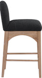 Waldorf Boucle Fabric Counter Stool – Elegant Solid Ash Wood Design for Cozy Dining Experiences