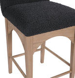 Waldorf Boucle Fabric Counter Stool – Elegant Solid Ash Wood Design for Cozy Dining Experiences