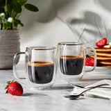ZWILLING Sorrento Plus 2-pc Double-Wall Glass Double Espresso Mug Set