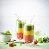 ZWILLING Sorrento 5-pc Bent Glass Straw Set