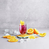 ZWILLING Sorrento 5-pc Bent Glass Straw Set
