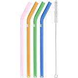 ZWILLING Sorrento 5-pc Bent Glass Straw Set