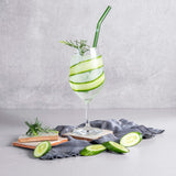 ZWILLING Sorrento 5-pc Bent Glass Straw Set