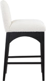 Waldorf Boucle Fabric Counter Stool – Elegant Solid Ash Wood Design for Stylish Dining Spaces