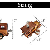 (CANADA ONLY) Vintage Car Decanter and Glasses Set