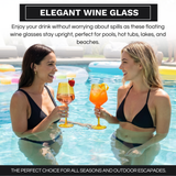 Acrylic Colored Wine Glasses | 2 Set | Shatterproof Tritan Drinkware
