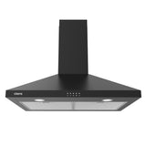 CIARRA 30 Inch Wall Mount Range Hood Black Stove Hood with 3-speed Extraction CAB75206P-OW