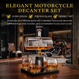 Motorcycle Decanter Whiskey & Wine Decanter Set 1100ml