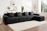 MARTHA 153" 4-Seater Sofa with 1 Ottoman