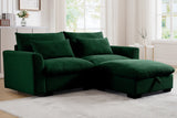 PERTH 86" Loveseat with 1 Ottoman