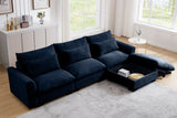 PERTH 122" 3-Seater Sofa with 1 ottoman