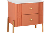 HERIN Modern Nightstand with 2 Storage Drawer