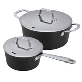 4-Piece Pot Set with Lids
