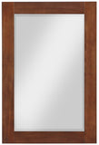 Monad Glass Contemporary Mirror - Elegant Birch Wood Design, Perfect for Any Room or Vanity Setup