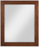 Monad Glass Contemporary Mirror - Elegant Birch Wood Design, Perfect for Any Room or Vanity Setup