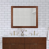 Monad Glass Contemporary Mirror - Elegant Birch Wood Design, Perfect for Any Room or Vanity Setup