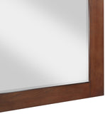 Monad Glass Contemporary Mirror - Elegant Birch Wood Design, Perfect for Any Room or Vanity Setup