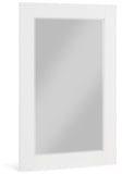Monad Glass Contemporary Mirror - Elegant Birch Wood Design, Perfect for Any Room or Vanity Setup