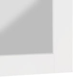 Monad Glass Contemporary Mirror - Elegant Birch Wood Design, Perfect for Any Room or Vanity Setup