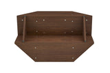 LORVIN 43" Tempered Glass Coffee Table