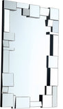 Jade Glass Modern Geometric Mirror - Stunning Contemporary Design for Stylish Home Decor & Elegance