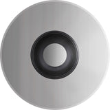 Galaxy Glass Round Mirror - Oversized 36" Modern Geometric Design in Matte Black for Contemporary Style